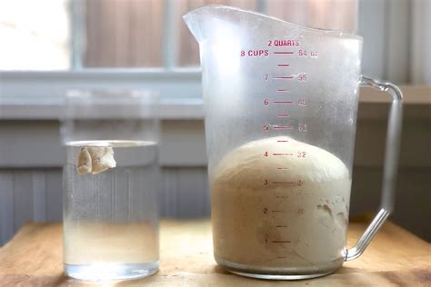 sourdough starter drop test|how to determine sourdough starter.